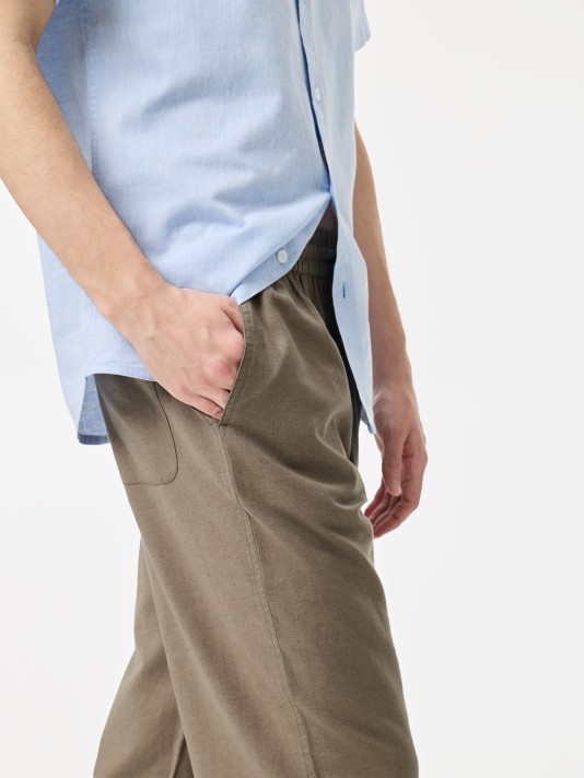 Calças relax fit Calças relax fit