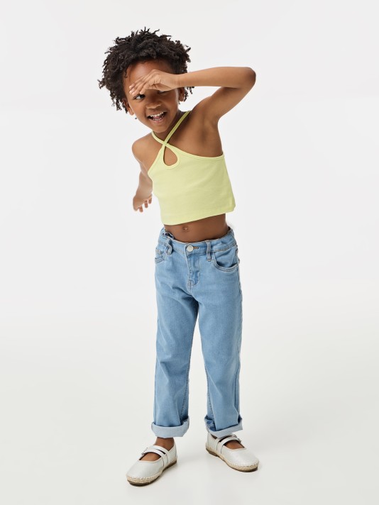 Top com alças cruzadas Top com alças cruzadas