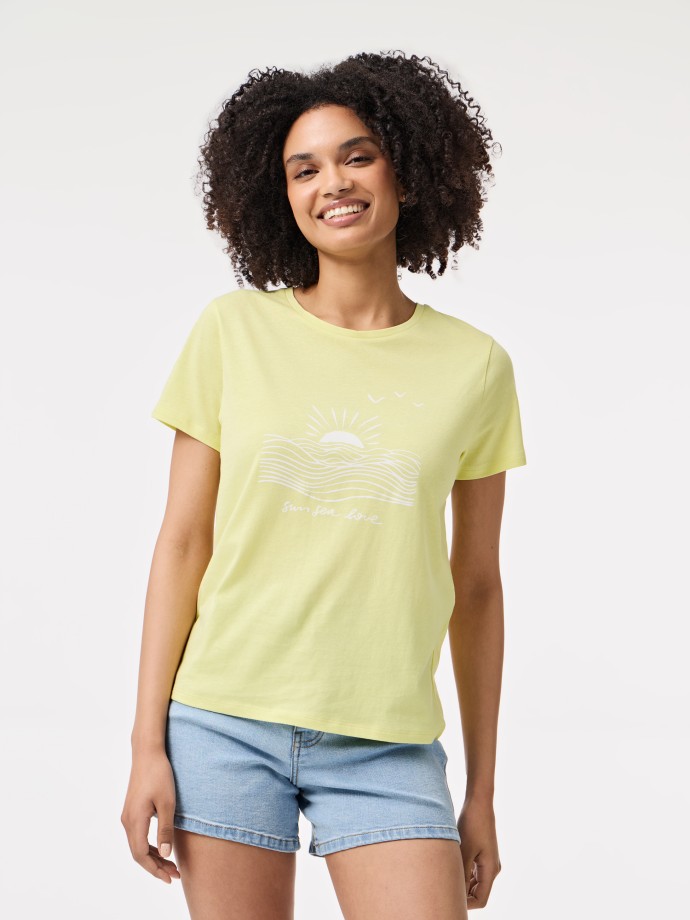 T-shirt estampada