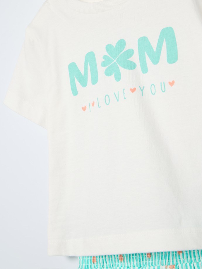 Pijama "MOM I LOVE YOU