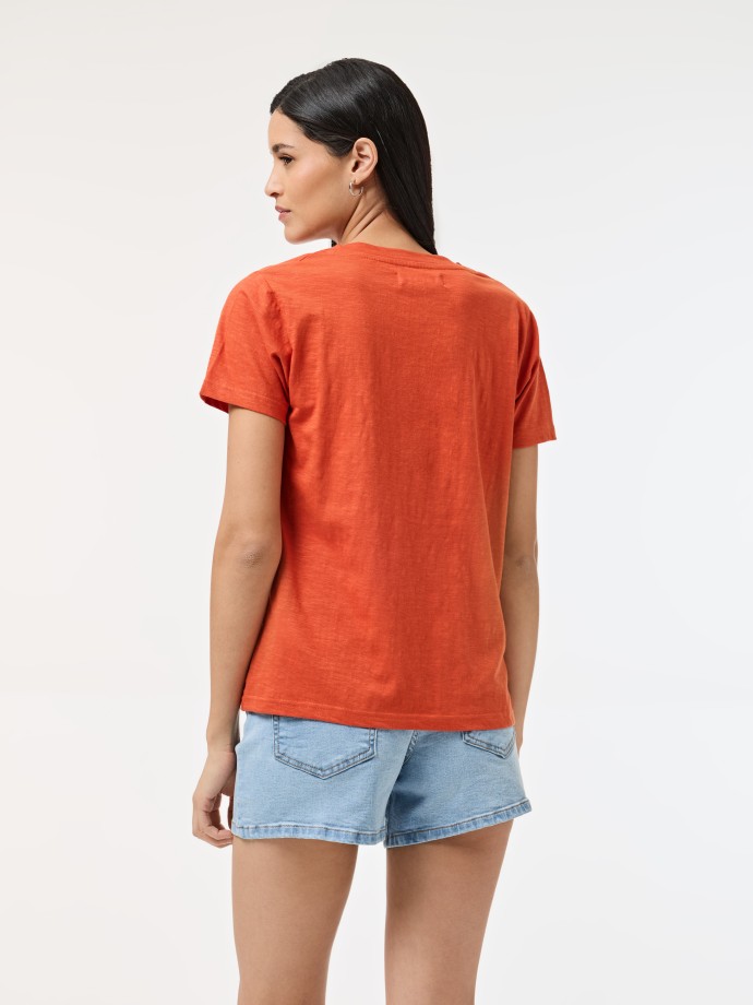 T-shirt com brilho
