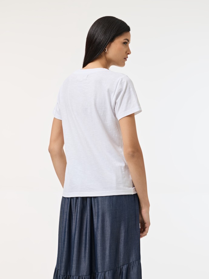T-shirt com brilho
