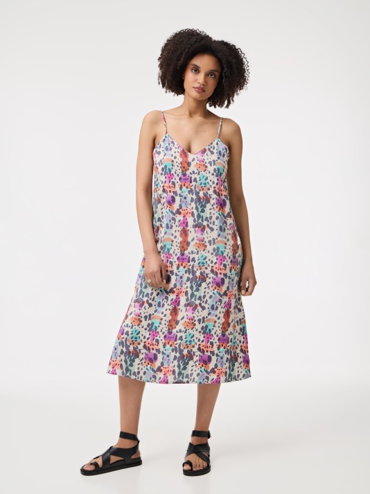 Vestido Midi Estampado