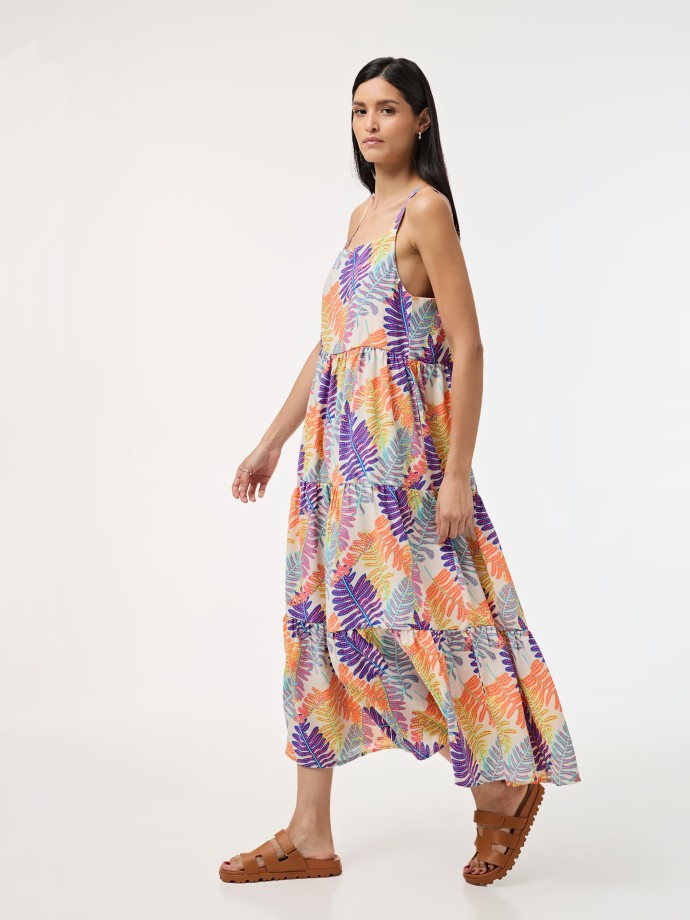 Vestido Comprido Estampado