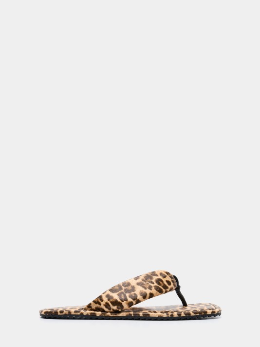 Chinelos leopardo