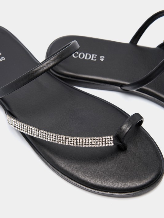 Sandálias com brilhantes Sandálias com brilhantes