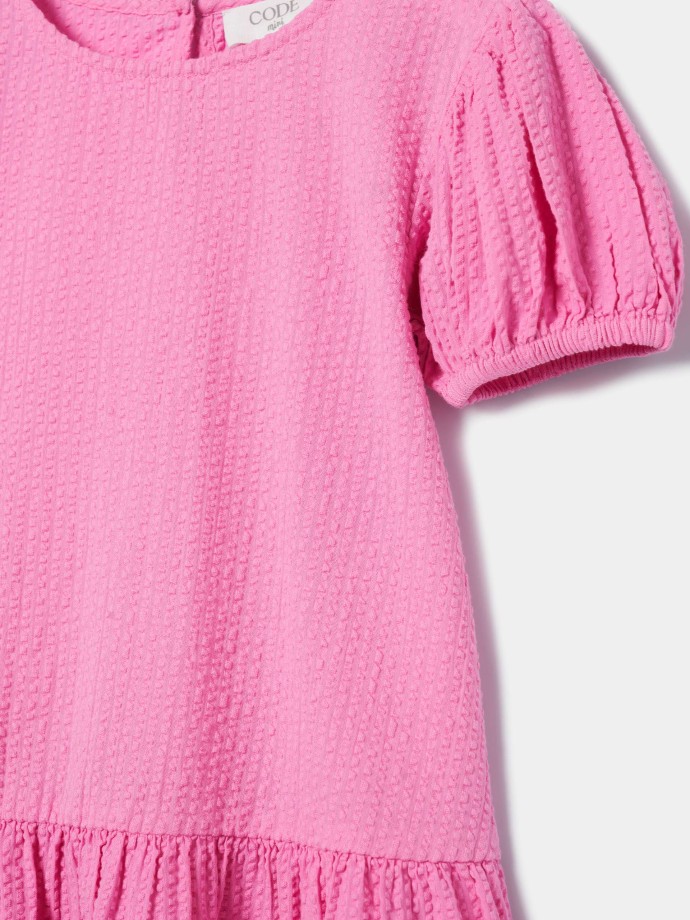 Vestido com textura