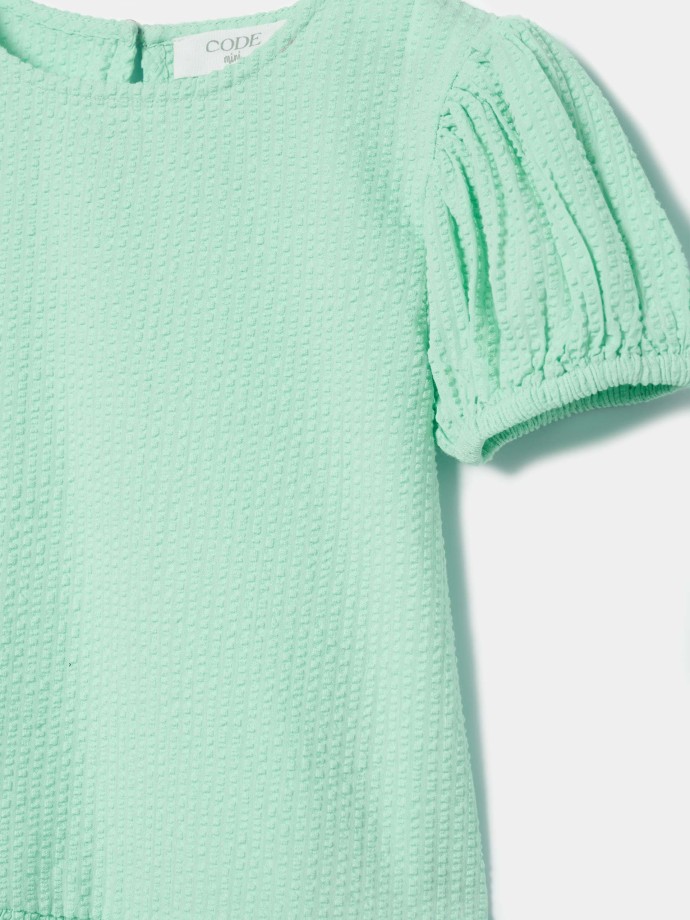 Vestido com textura
