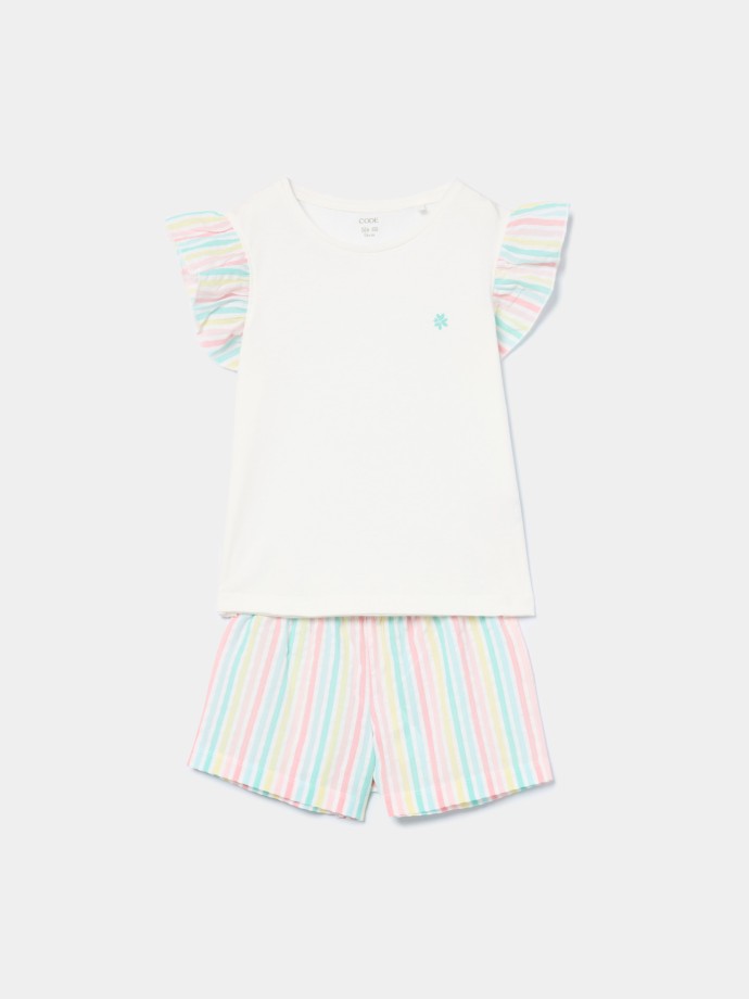 Conjunto pijama listrado