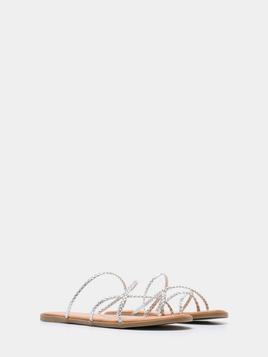 Sandálias entrançadas Sandálias entrançadas