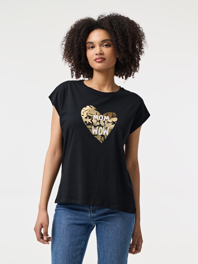 T-shirt tem�tica "Dia da M�e"