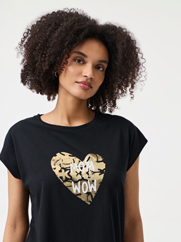 T-shirt tem�tica "Dia da M�e"