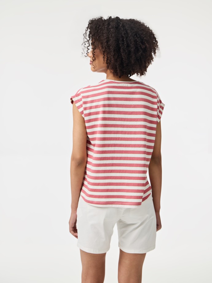 T-shirt com riscas