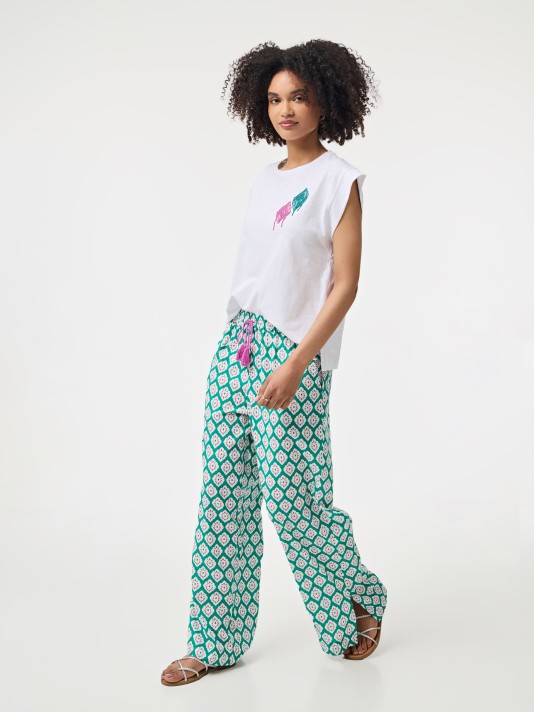 T-Shirt com missangas