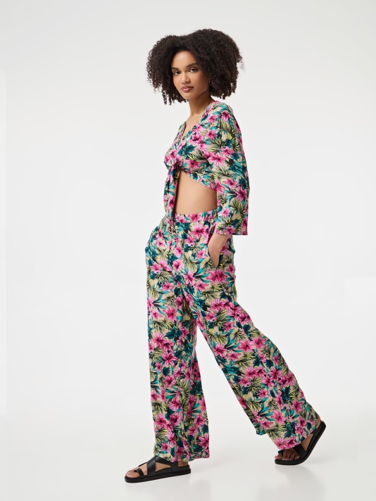 Calças com padrão Calças com padrão