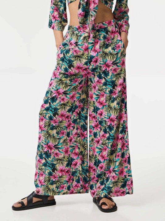 Calças com padrão Calças com padrão