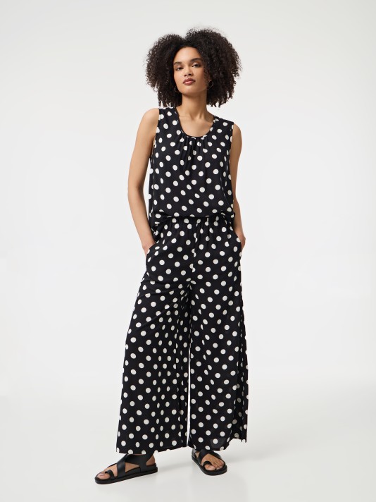 Calças com padrão Calças com padrão