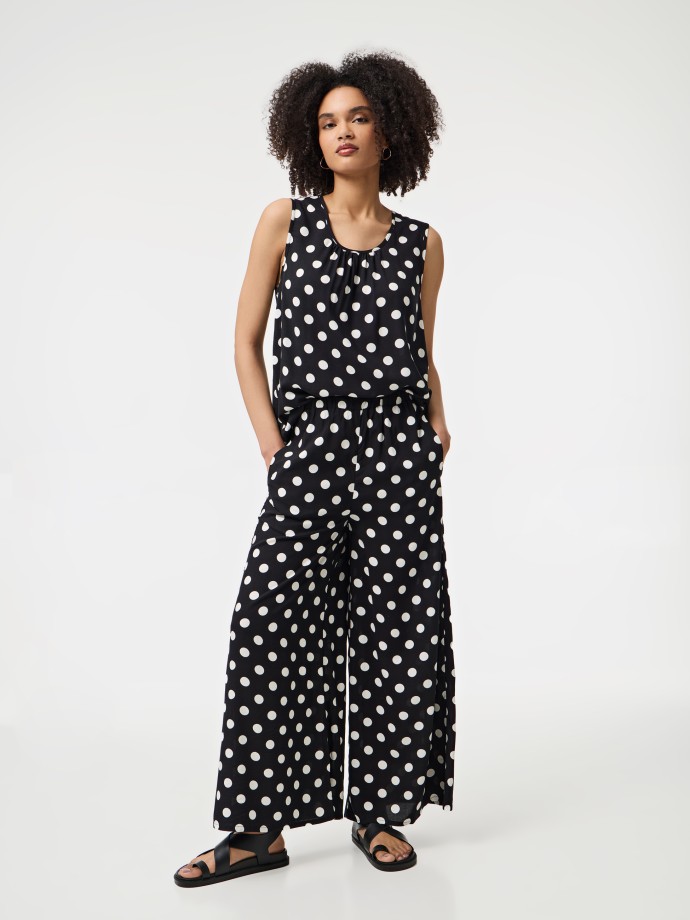 Calças com padrão Calças com padrão