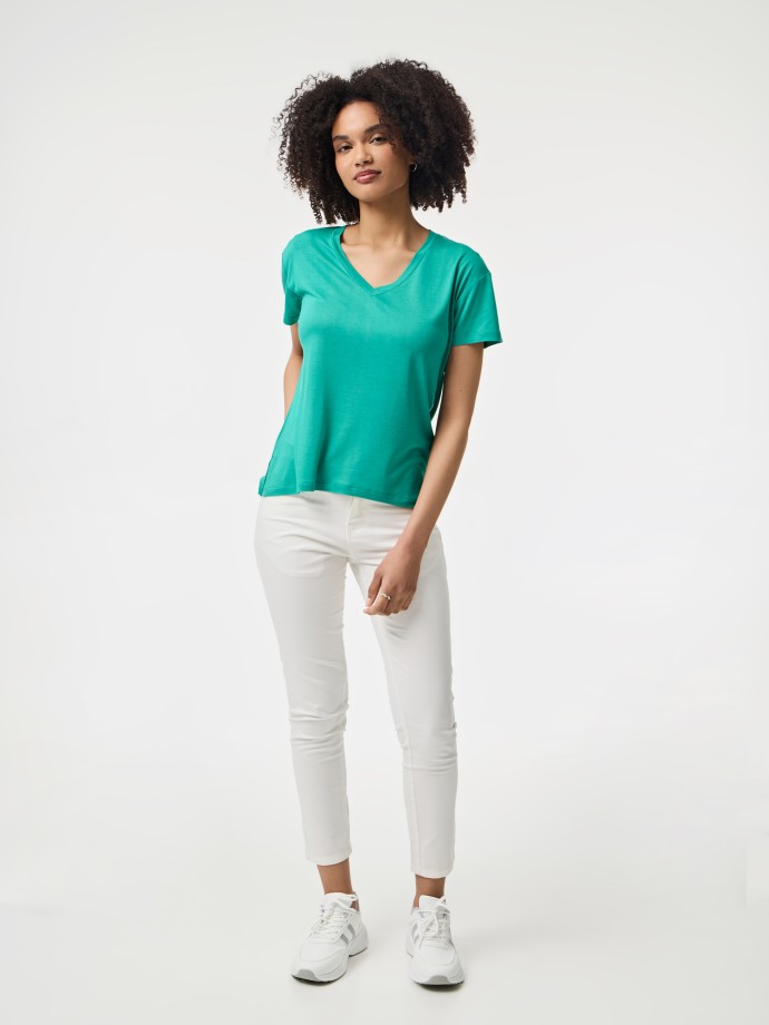 T-Shirt decote em V