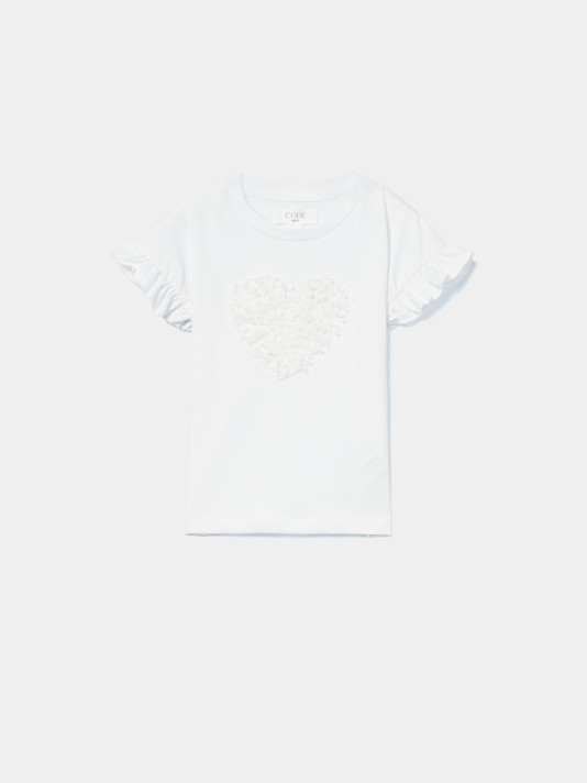 T-Shirt com folhos
