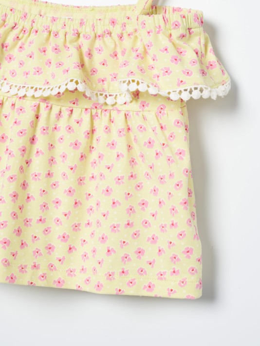 Top com folho Top com folho