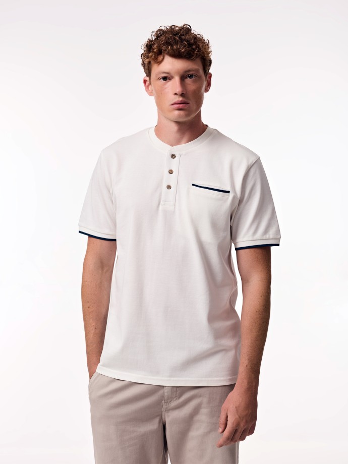 Polo com bolso