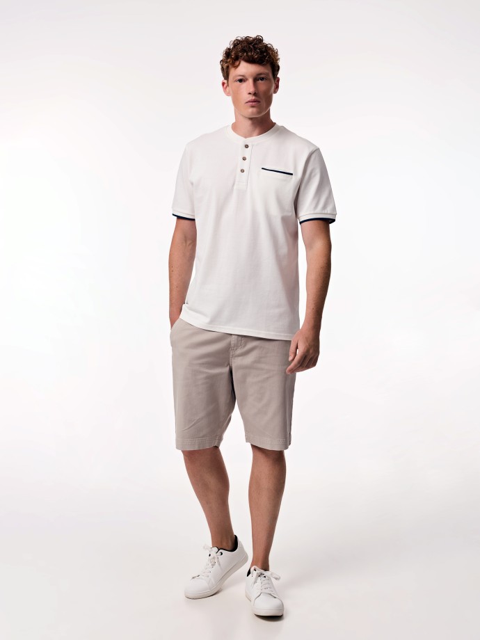 Polo com bolso