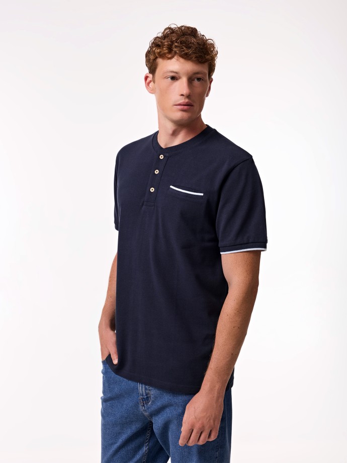 Polo com bolso