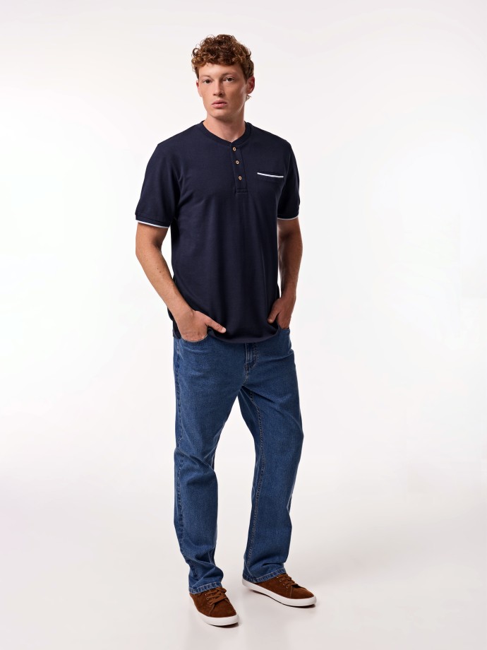 Polo com bolso