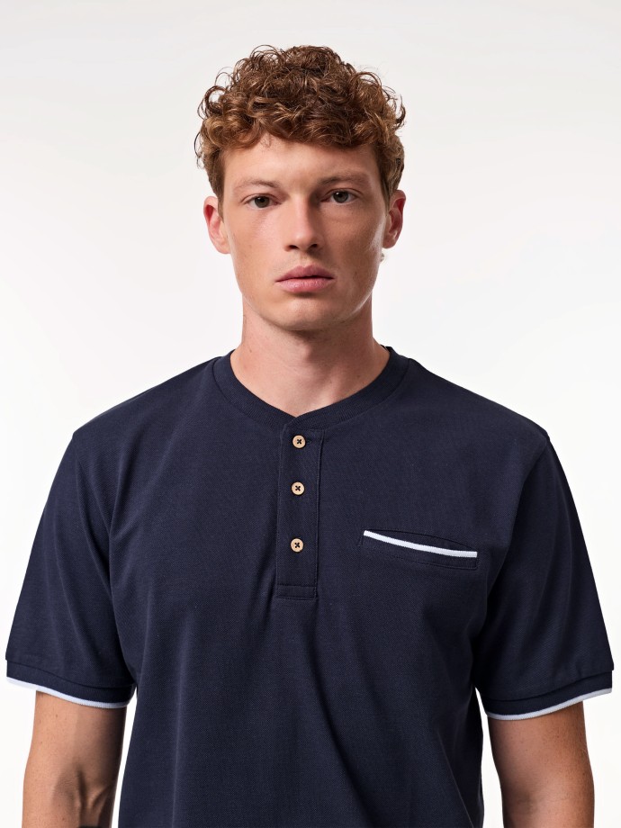 Polo com bolso