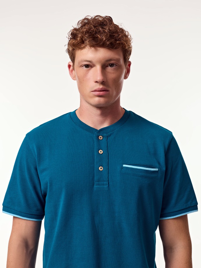 Polo com bolso