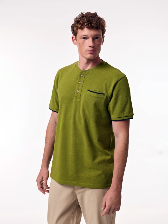 Polo com bolso