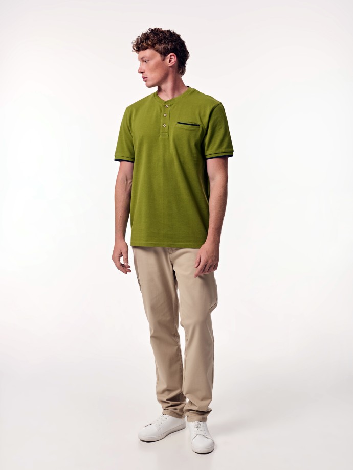 Polo com bolso