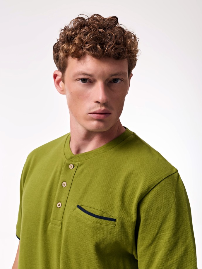 Polo com bolso