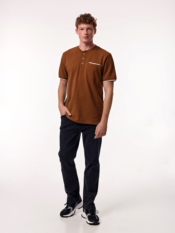 Polo com bolso