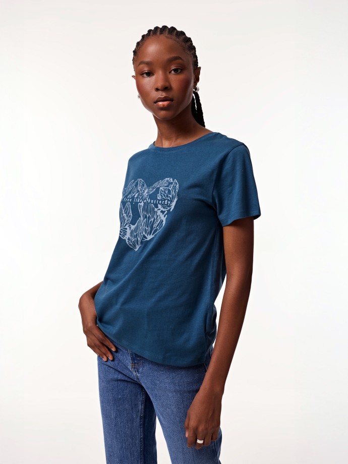 T-Shirt com estampado