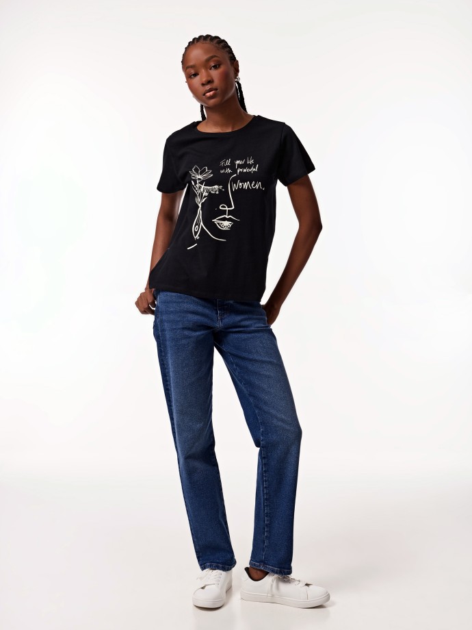 T-Shirt com estampado 