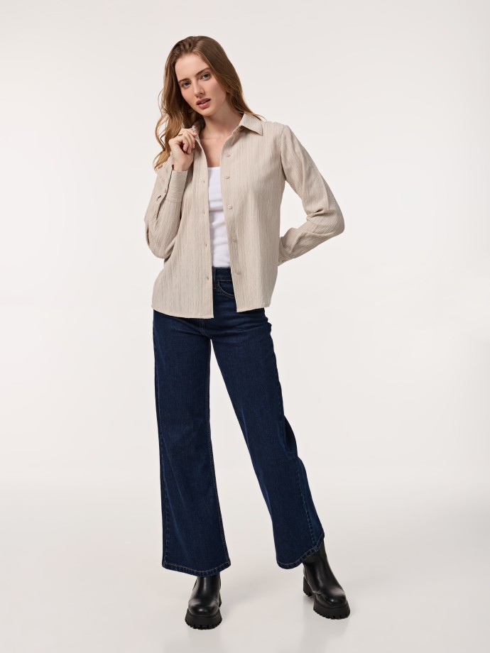 Camisa texturada