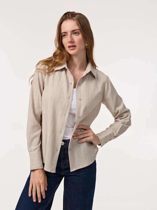 Camisa texturada