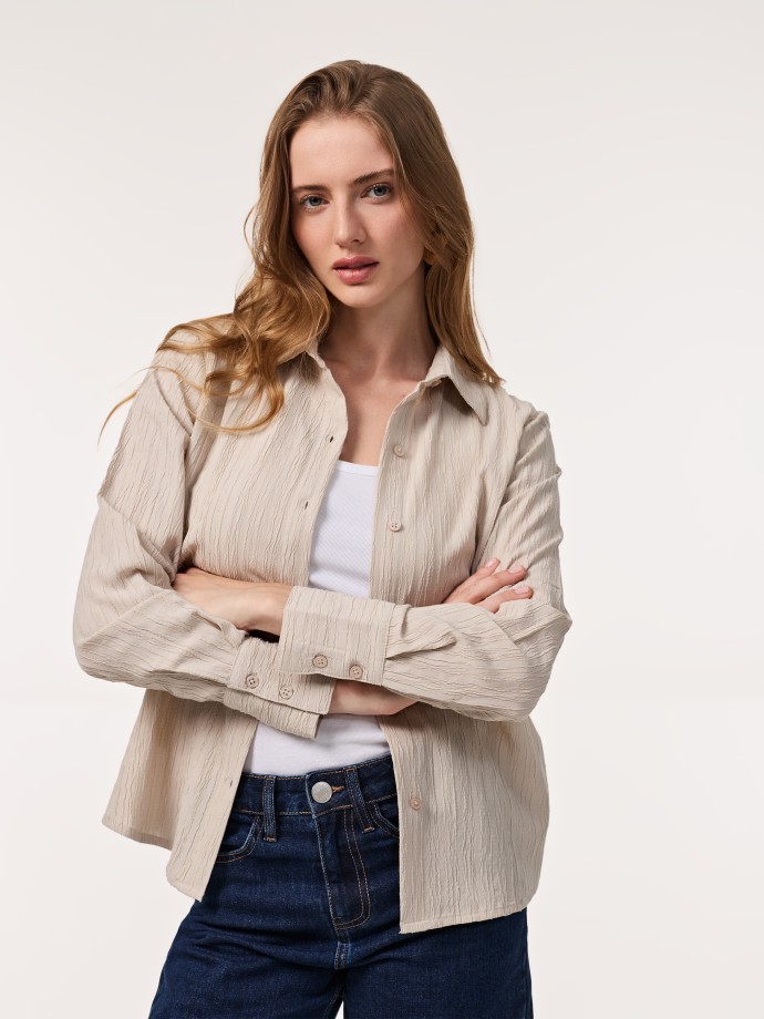 Camisa texturada