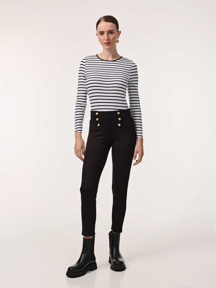 Leggings com botes