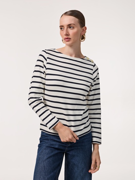 Camisola com botes