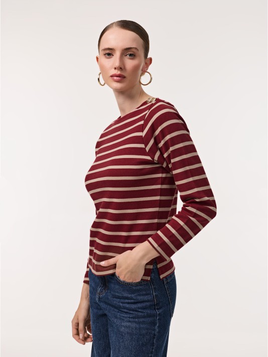 Camisola com botes