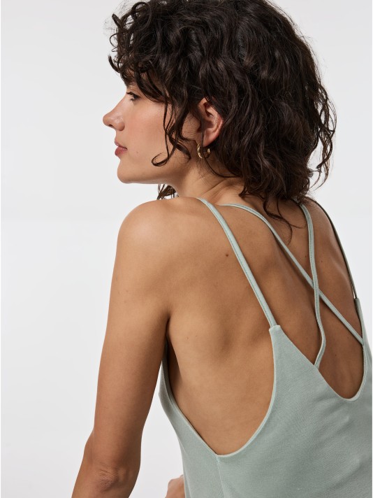 Top de alças cruzadas Top de alças cruzadas