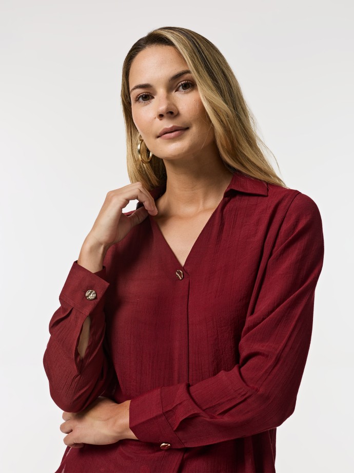 Blusa decote em V