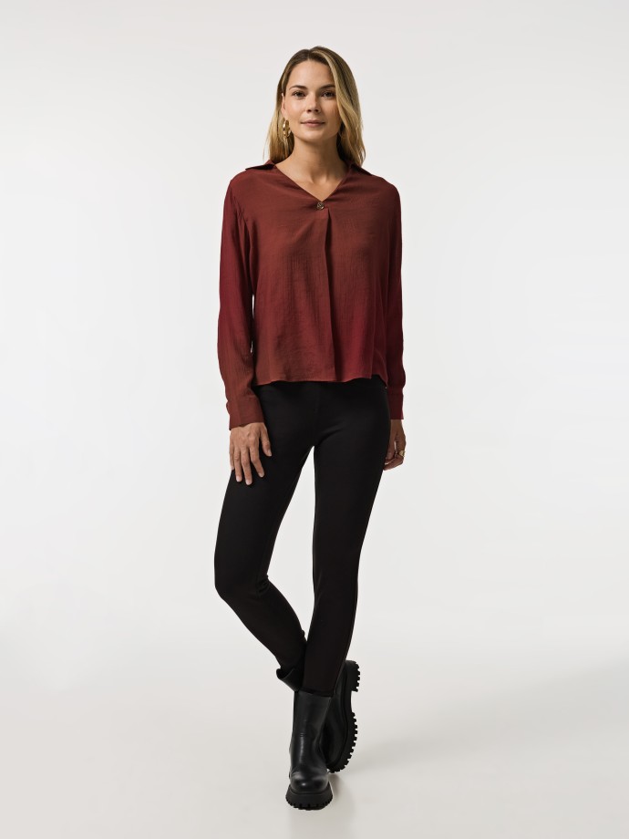 Blusa decote em V
