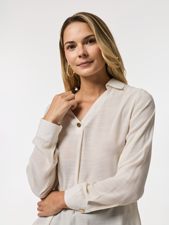 Blusa decote em V