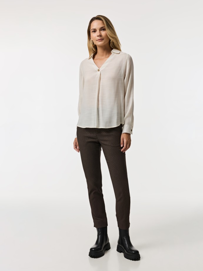 Blusa decote em V