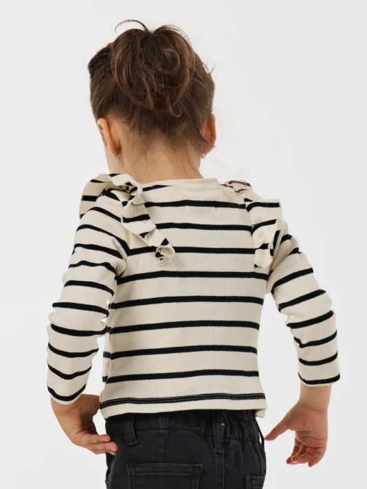 Camisola com folho Camisola com folho