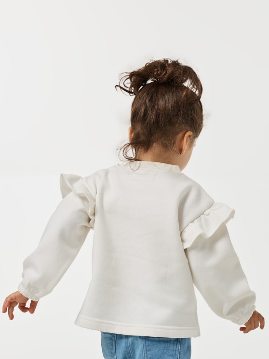 Camisola com folho Camisola com folho